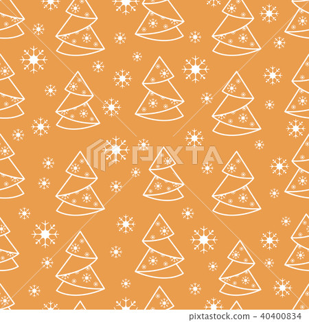 Winter seamless pattern with Christmas tree in Winter seamless pattern with Christmas tree in 40400834