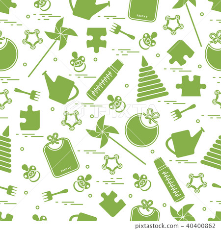 Cute seamless pattern with variety children's Cute seamless pattern with variety children's 40400862