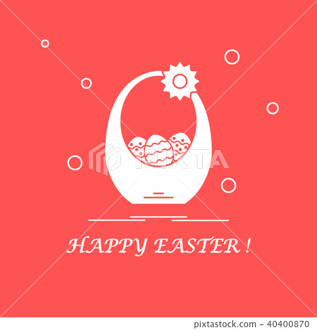 Cute vector illustration with symbols for Easter Cute vector illustration with symbols for Easter 40400870