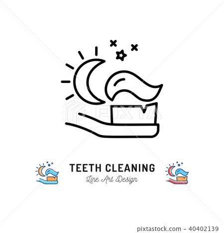 moon toothbrush and toothpaste