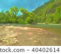 River in Carpathians 40402614