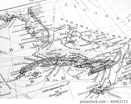 舊地圖西印度群島 舊地圖西印度群島 40403715