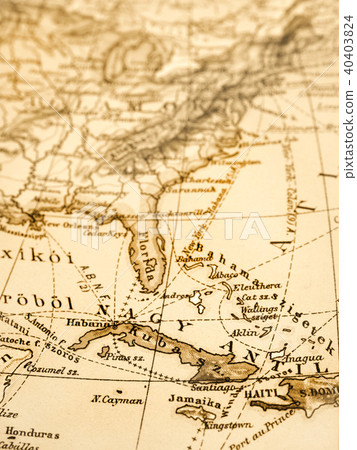 舊地圖古巴 40403824