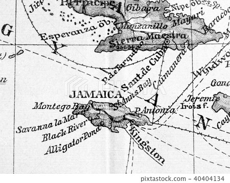 舊地圖牙買加 舊地圖牙買加 40404134