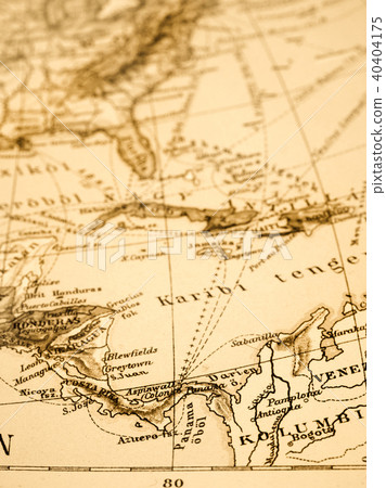 Old Map Panama Old Map Panama 40404175