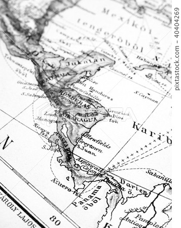 Old Map Panama 40404269
