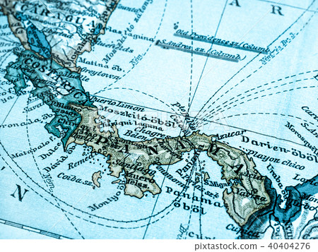 Old Map Panama 40404276