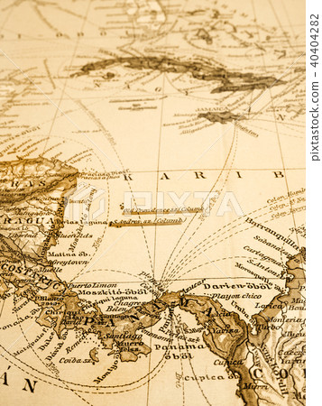 Old Map Central America and the Caribbean 40404282
