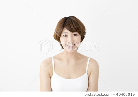 女人，微笑 40405019