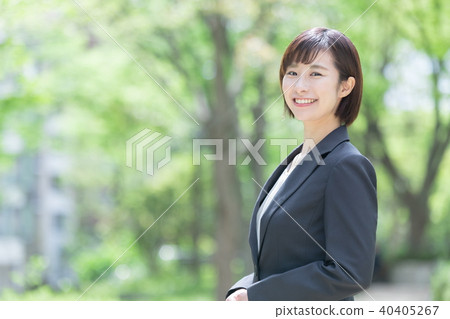 Office suit Woman in a suit Office lady OL Business suit Portrait Recruit 40405267