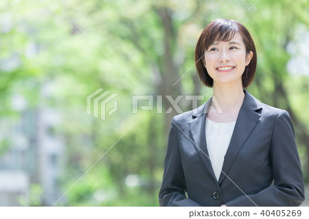 Office suit Woman in a suit Office lady OL Business suit Portrait Recruit 40405269