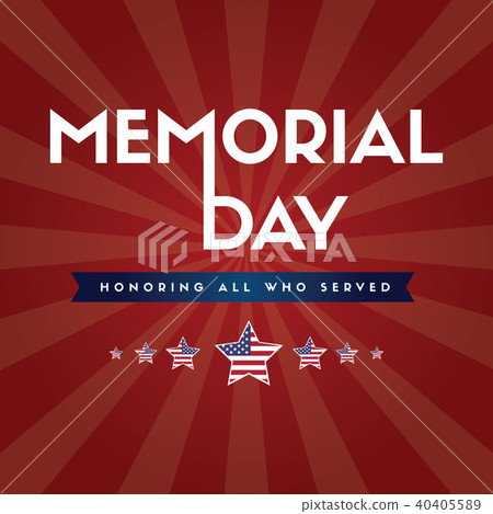 Memorial day remember and honor 40405589