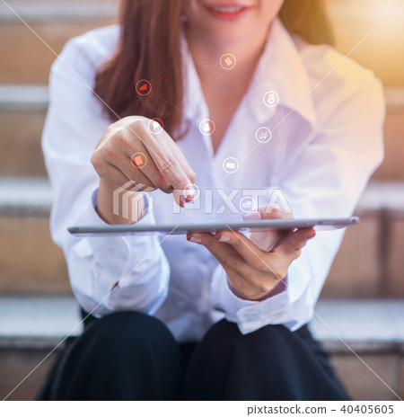 Business new technology and innovation as Fintech. Business new technology and innovation as Fintech. 40405605