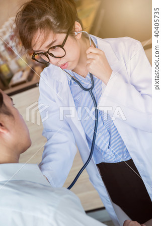 doctor, physical examination and Heart Disease doctor, physical examination and Heart Disease 40405735