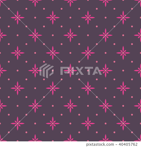 Floral Pattern Dots Stock Illustration 40405762 Pixta