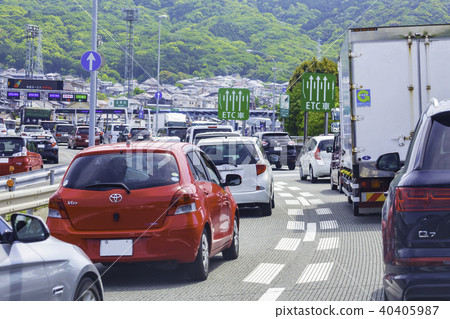 大型連續假期的擁擠形象 40405987