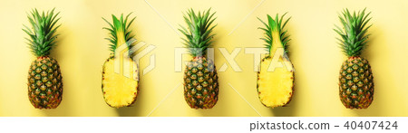 Bright pineapple pattern for minimal style. Top Bright pineapple pattern for minimal style. Top 40407424