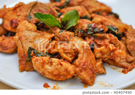 spicy pork or Spicy stir fried pork 40407490