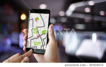 GPS Map to Route Destination network connection GPS Map to Route Destination network connection 40408435