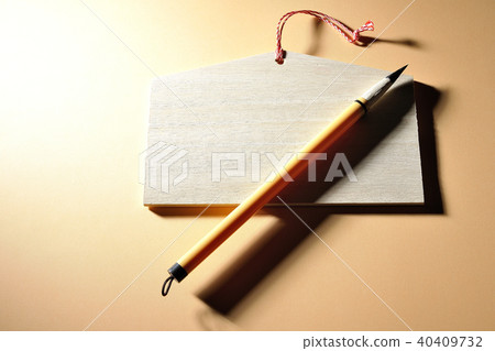 Ema and writing brush Ema and writing brush 40409732