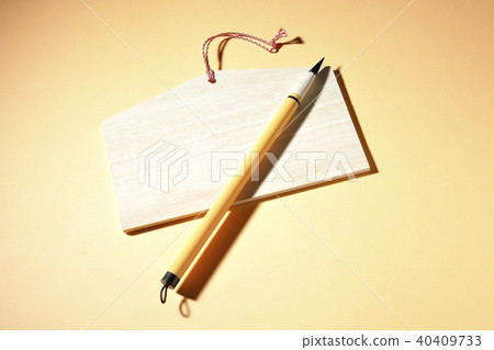 Ema and writing brush Ema and writing brush 40409733