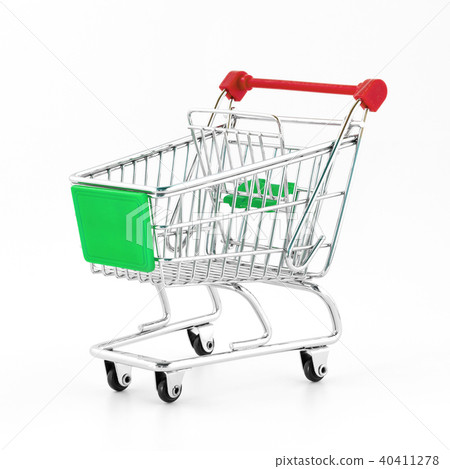Small metal shopping cart 40411278