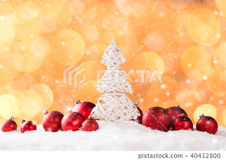 Christmas decoration on abstract background Christmas decoration on abstract background 40412800