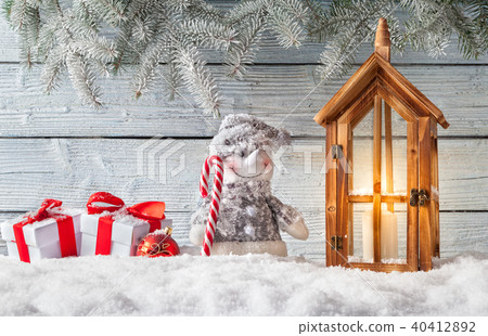 Christmas still life background 40412892