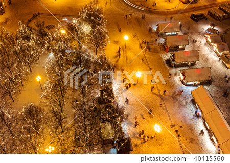 Christmas marketplace in Oldtown square, Prague 40415560