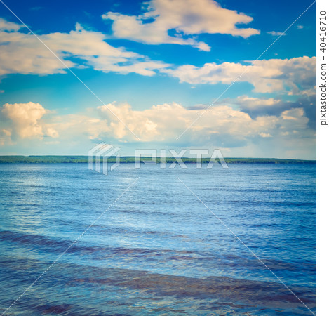 Russian landscape, Kama river. 40416710