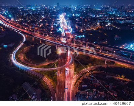 交匯夜景 40419667