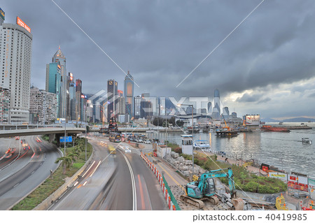 the Gloucester Road day view, hong kong 40419985