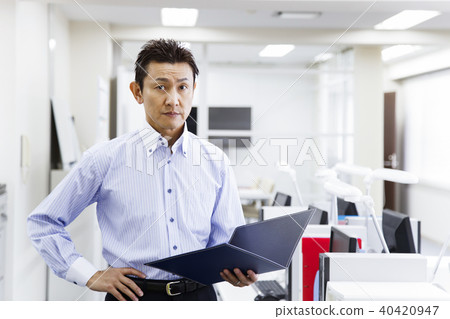 Male Business Middle Manager Office Computer Businessman Male Business Middle Manager Office Computer Businessman 40420947