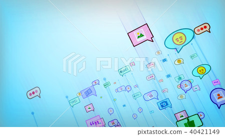 Childish Abstract Celeste Social Bubbles Childish Abstract Celeste Social Bubbles 40421149
