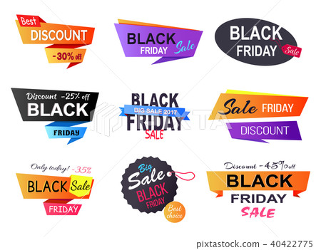 Only Today -35 Black Friday Vector Illustration 40422775