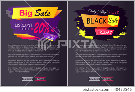 Only Today - 35 off Black Sale Friday Promo Label 40423546