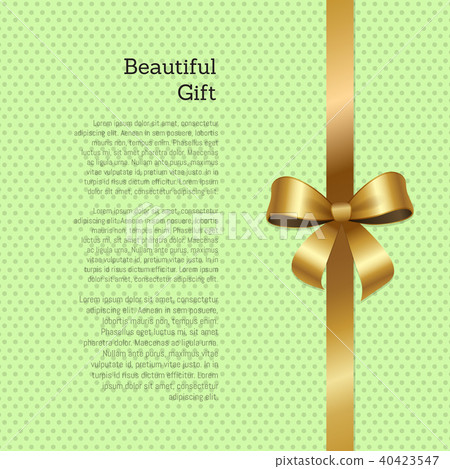 Beautiful Gift Certificate or Greeting Card Design 40423547