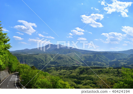 Mountains of Shiobara Onsen seen from Shiona Skyline Mountains of Shiobara Onsen seen from Shiona Skyline 40424194