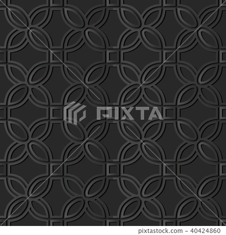 3D dark paper art retro seamless background 3D dark paper art retro seamless background 40424860