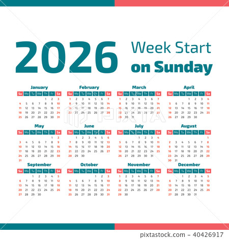 year 2026 calendar