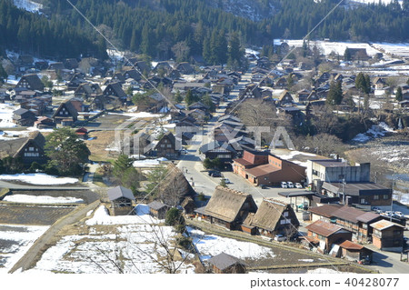 Shirakawa-go, a tourist destination in Gifu Prefecture 40428077