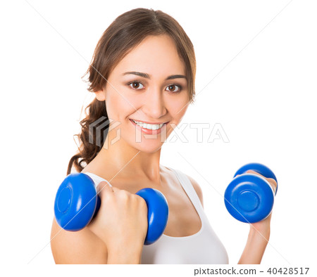 Pretty fitness woman Pretty fitness woman 40428517