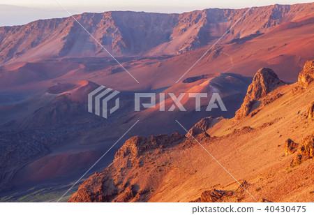 Haleakala Volcano Crater on Maui 40430475