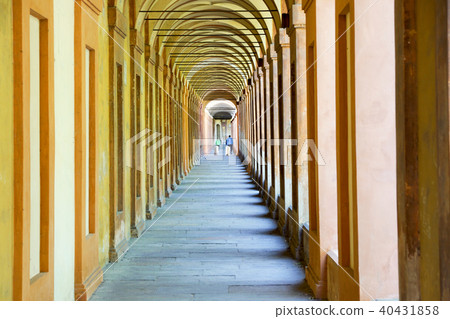 Bologna, Italy. Famous San Luca's porch : the longest portico in the world Bologna, Italy. Famous San Luca's porch : the longest portico in the world 40431858