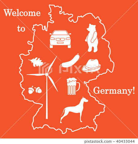 various symbols of Germany Travel and leisure. 40433044