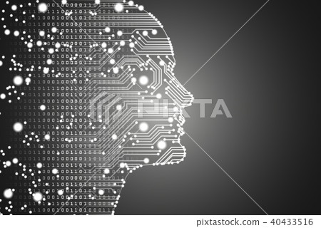 Big data and artificial intelligence concept. 40433516