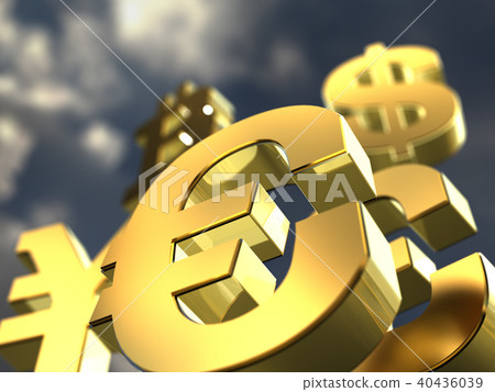 CG Currency Yen Dollar Euro Pound Bitcoin 40436039