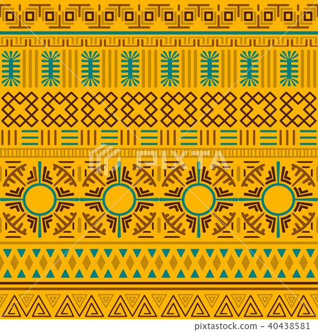 Tribal ethnic seamless pattern. 40438581