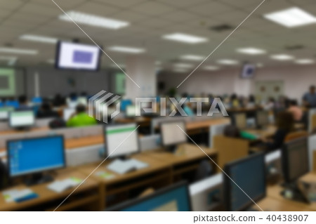 Abstract blur people meeting in seminar room, educ Abstract blur people meeting in seminar room, educ 40438907