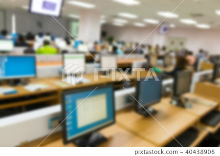 Abstract blur people meeting in seminar room, educ Abstract blur people meeting in seminar room, educ 40438908